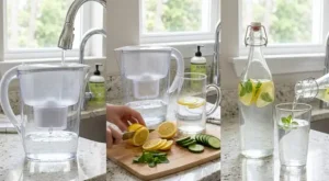 How to make tap water taste better using filters, lemon infusion, and clean glass storage for improved water flavor at home